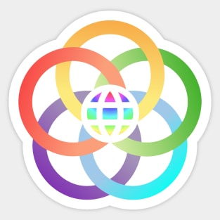 EPCOT Rainbow Sticker